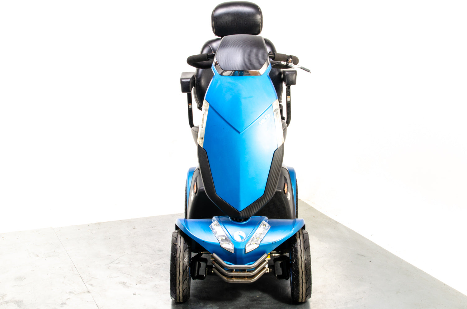 Rascal Vecta Sport Compact Used Electric Mobility Scooter 8mph Max Grip Suspension All-Terrain Road Legal Blue 13318