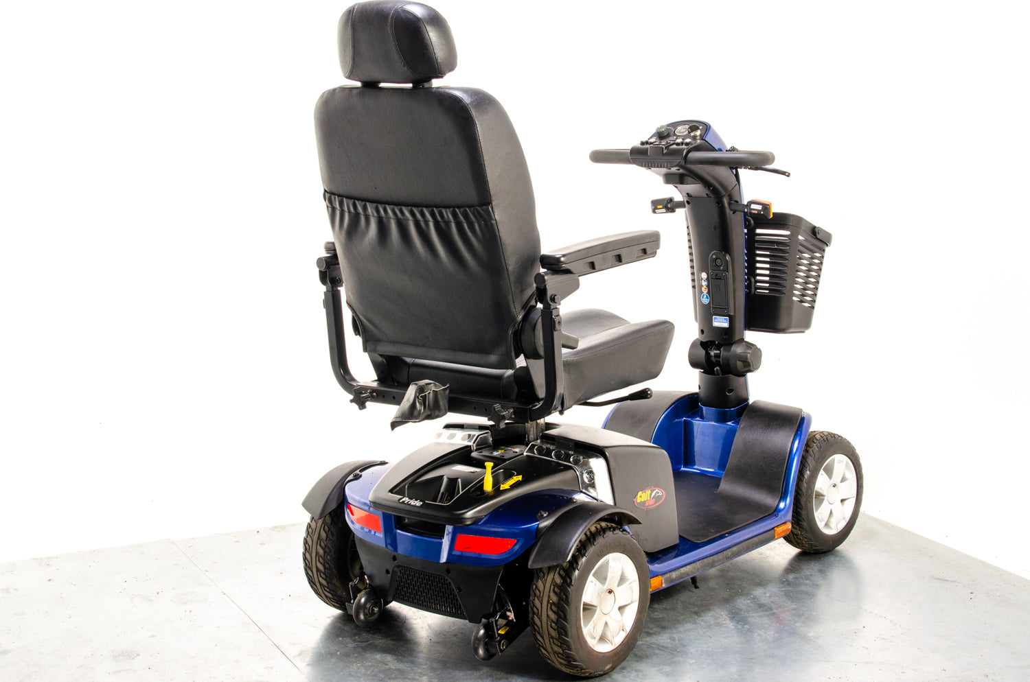 Pride Colt Sport Used Electric Mobility Scooter 8mph Transportable Suspension Blue Pavement Road Legal 10363