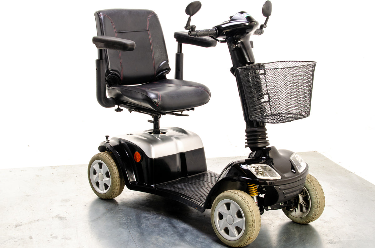 Kymco Super 8 Used Mobility Scooter 8mph Road Pavement Suspension Solid Tyres Black