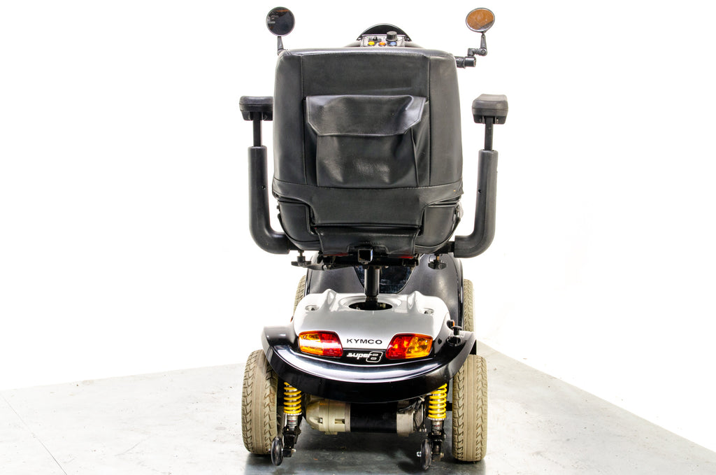 Kymco Super 8 Used Mobility Scooter 8mph Road Pavement Suspension Solid Tyres Black