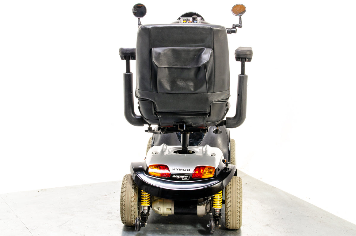 Kymco Super 8 Used Mobility Scooter 8mph Road Pavement Suspension Solid Tyres Black