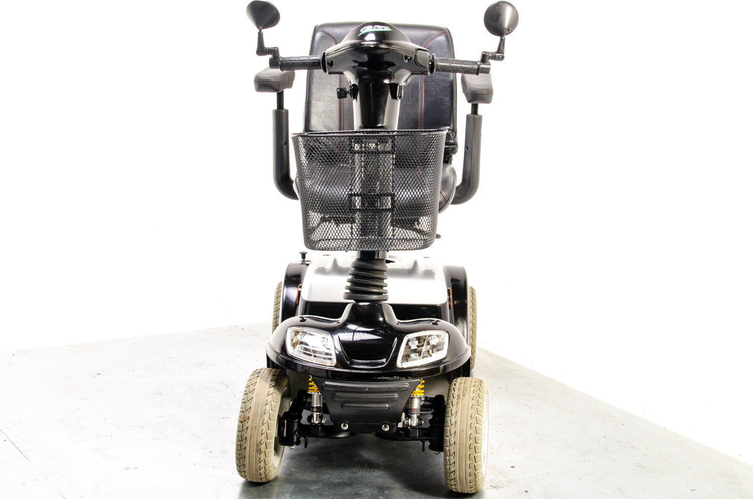 Kymco Super 8 Used Mobility Scooter 8mph Road Pavement Suspension Solid Tyres Black
