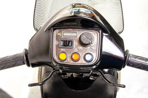 Kymco Super 8 Used Mobility Scooter 8mph Road Pavement Suspension Solid Tyres Black