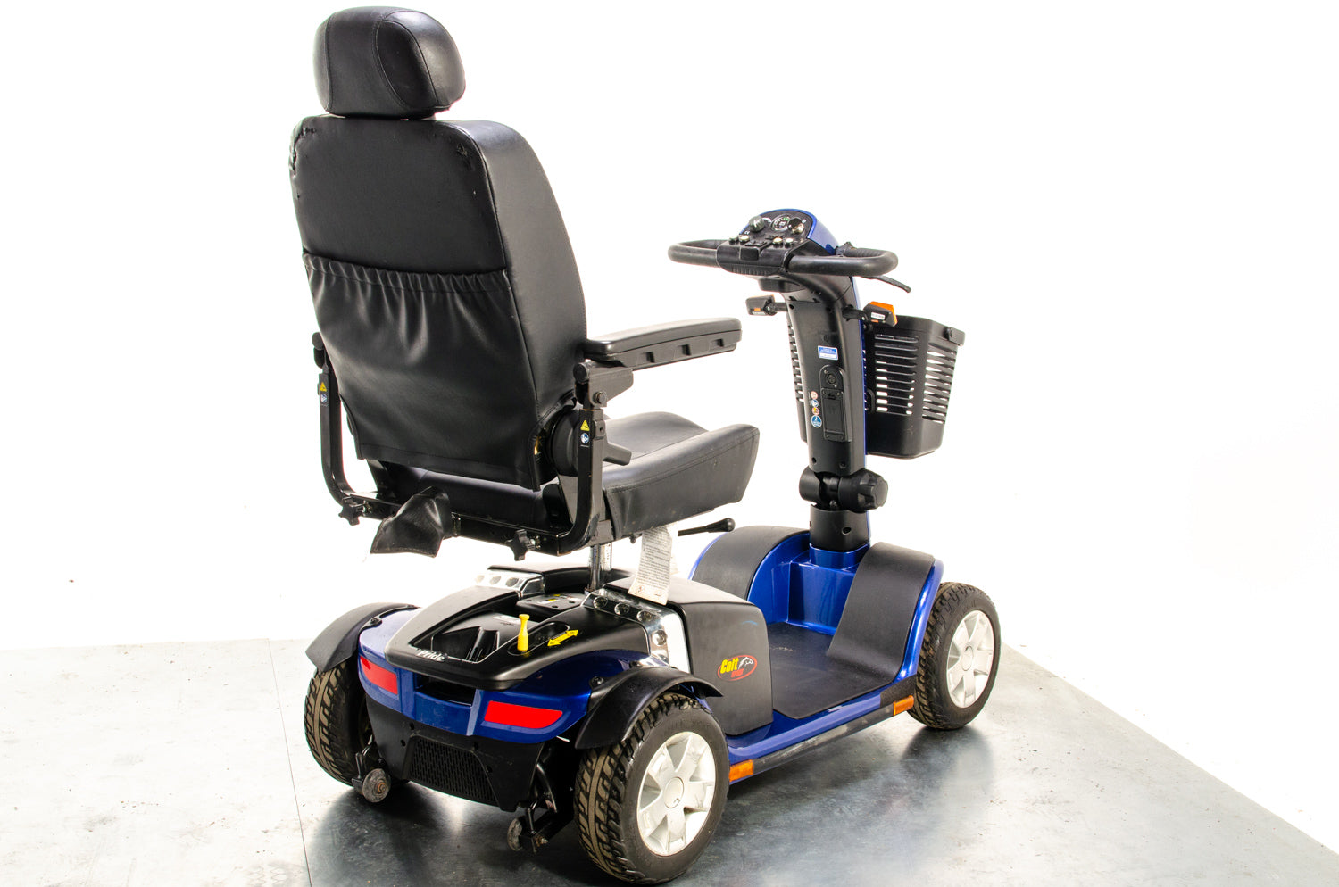 Pride Colt Sport Used Electric Mobility Scooter 8mph Transportable Suspension Blue Pavement Road Legal 13323