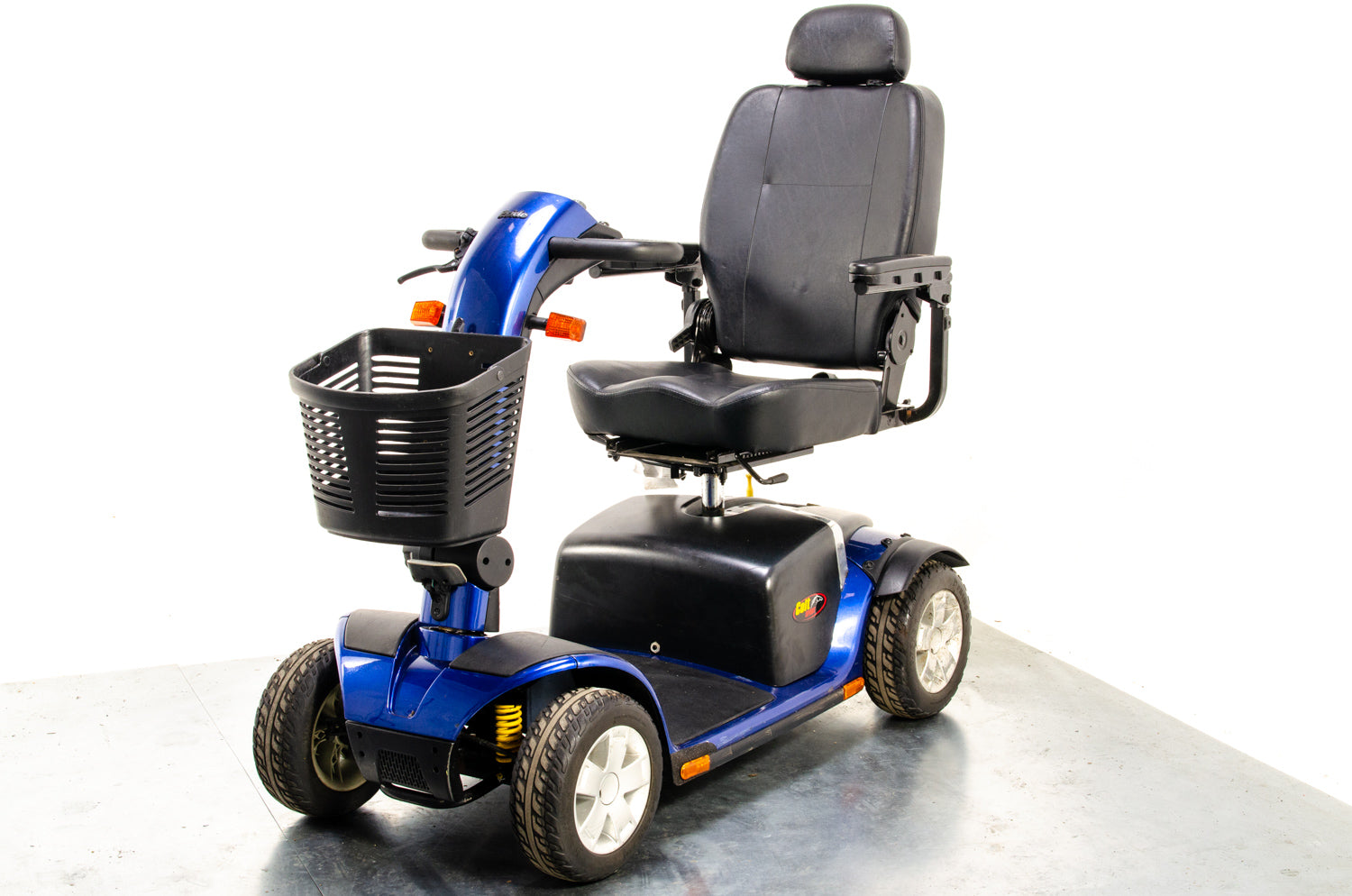 Pride Colt Sport Used Electric Mobility Scooter 8mph Transportable Suspension Blue Pavement Road Legal 13323