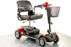 Pride Go-Go Elite Traveller Used Mobility Scooter Boot Lightweight Travel Transportable Red 13222