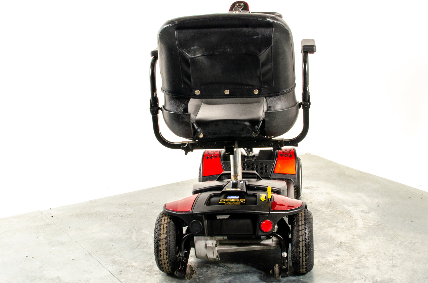 Pride Go-Go Elite Traveller Used Mobility Scooter Boot Lightweight Travel Transportable Red 13222