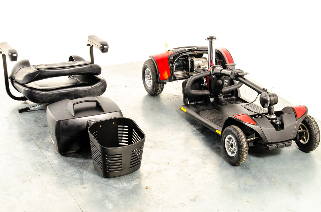 Pride Go-Go Elite Traveller Plus Used Mobility Scooter Small Transportable Lightweight Travel Car 13321