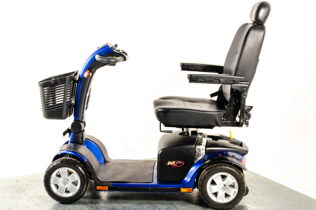 Pride Colt Sport Used Electric Mobility Scooter 8mph Transportable Suspension Blue Pavement Road Legal 13064