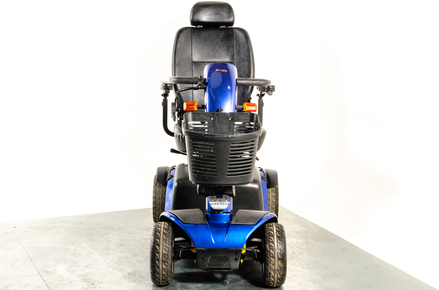 Pride Colt Sport Used Electric Mobility Scooter 8mph Transportable Suspension Blue Pavement Road Legal 13064 Secondary image