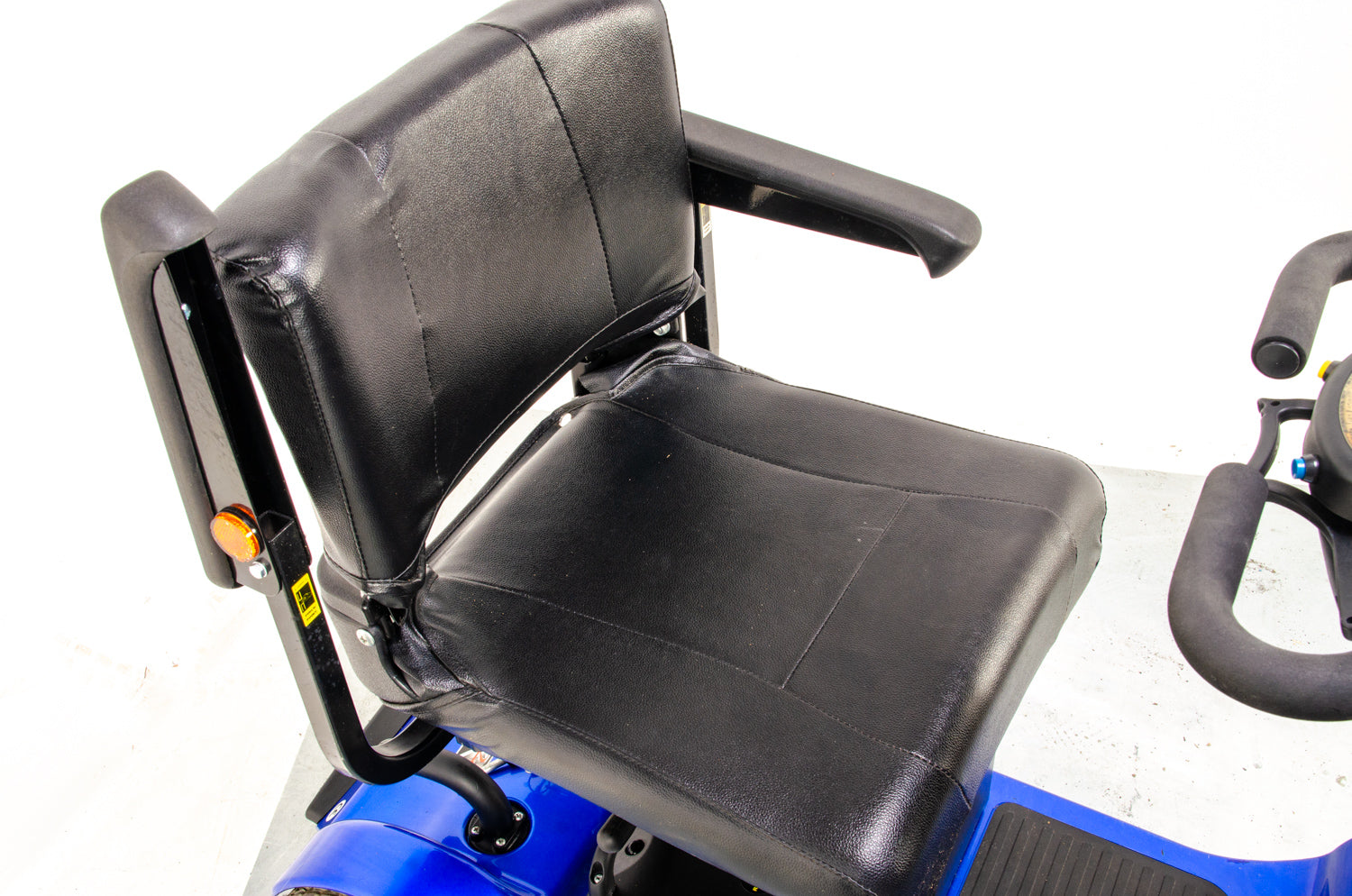 Sterling Sapphire 2 Used Mobility Scooter Midsize Transportable Pneumatic Tyres Folding Boot Blue 11463