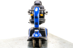 Pride Colt Twin Used Electric Mobility Scoter Transportable Trike Pavement Folding Blue 13272