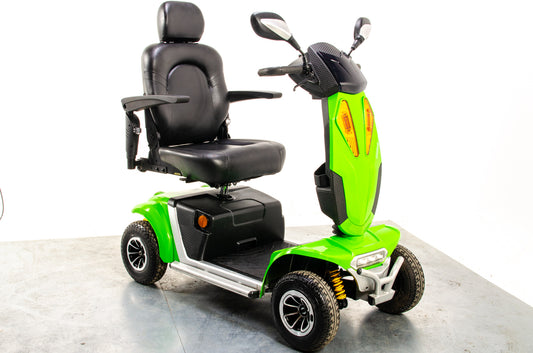 Monarch Vogue Sport Used Mobility Scooter 8mph Road Legal All Terrain Pneumatic Green 1500