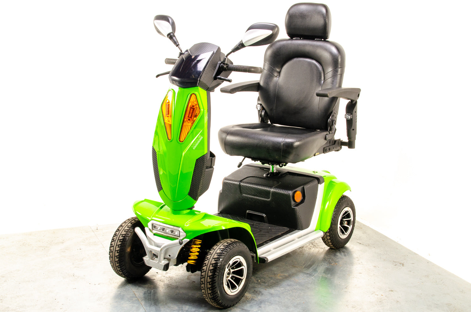 Monarch Vogue Sport Used Mobility Scooter 8mph Road Legal All Terrain Pneumatic Green