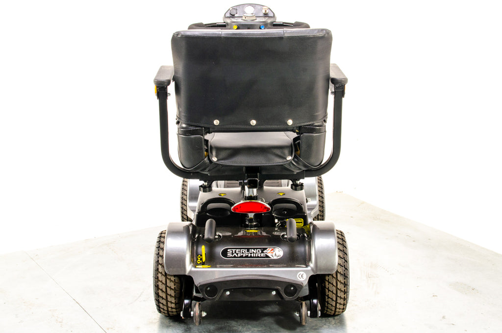Sterling Sapphire 2 Used Mobility Scooter Midsize Transportable Pneumatic Tyres Folding Boot Grey 13067