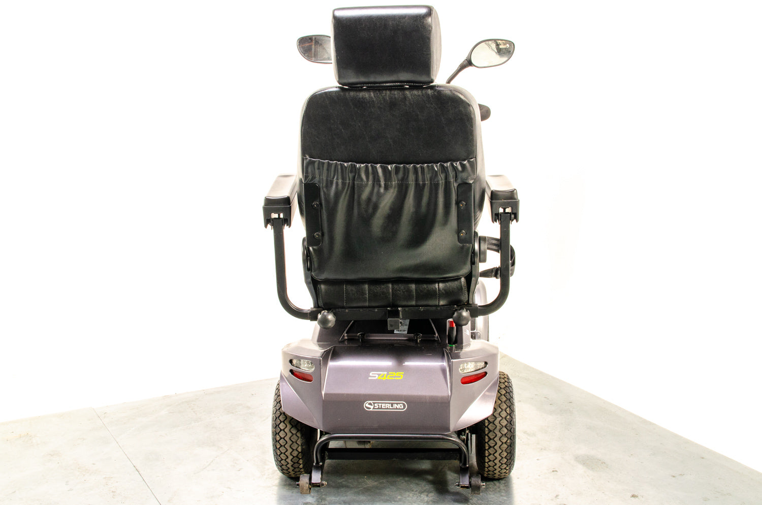 Sterling S425 Used Mobility Scooter 8mph All-Terrain Pneumatic Pavement Sunrise Medical Grey Midsize 13068