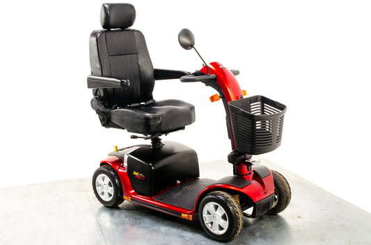 Pride Colt Deluxe Used Electric Mobility Scooter 6mph Transportable Road Pavement Seat Post Suspension Solid Tyres Red 13274 1500