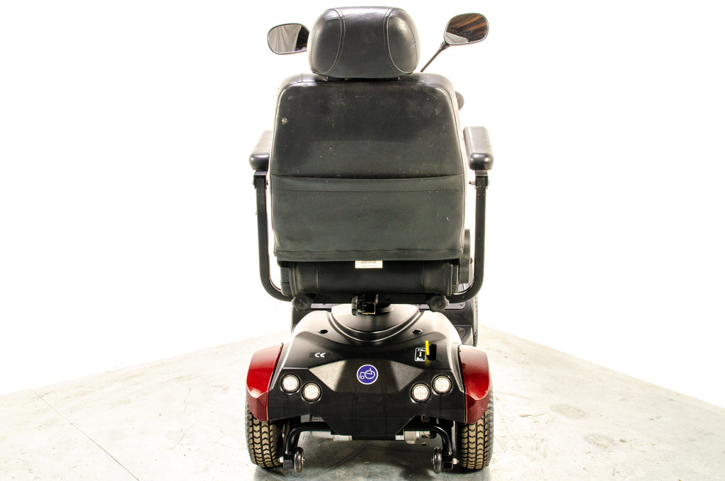 Excel Roadster DX8 Used Mobility Scooter 8mph Road Midsize Red Pneumatic Tyres Van Os  Pavement