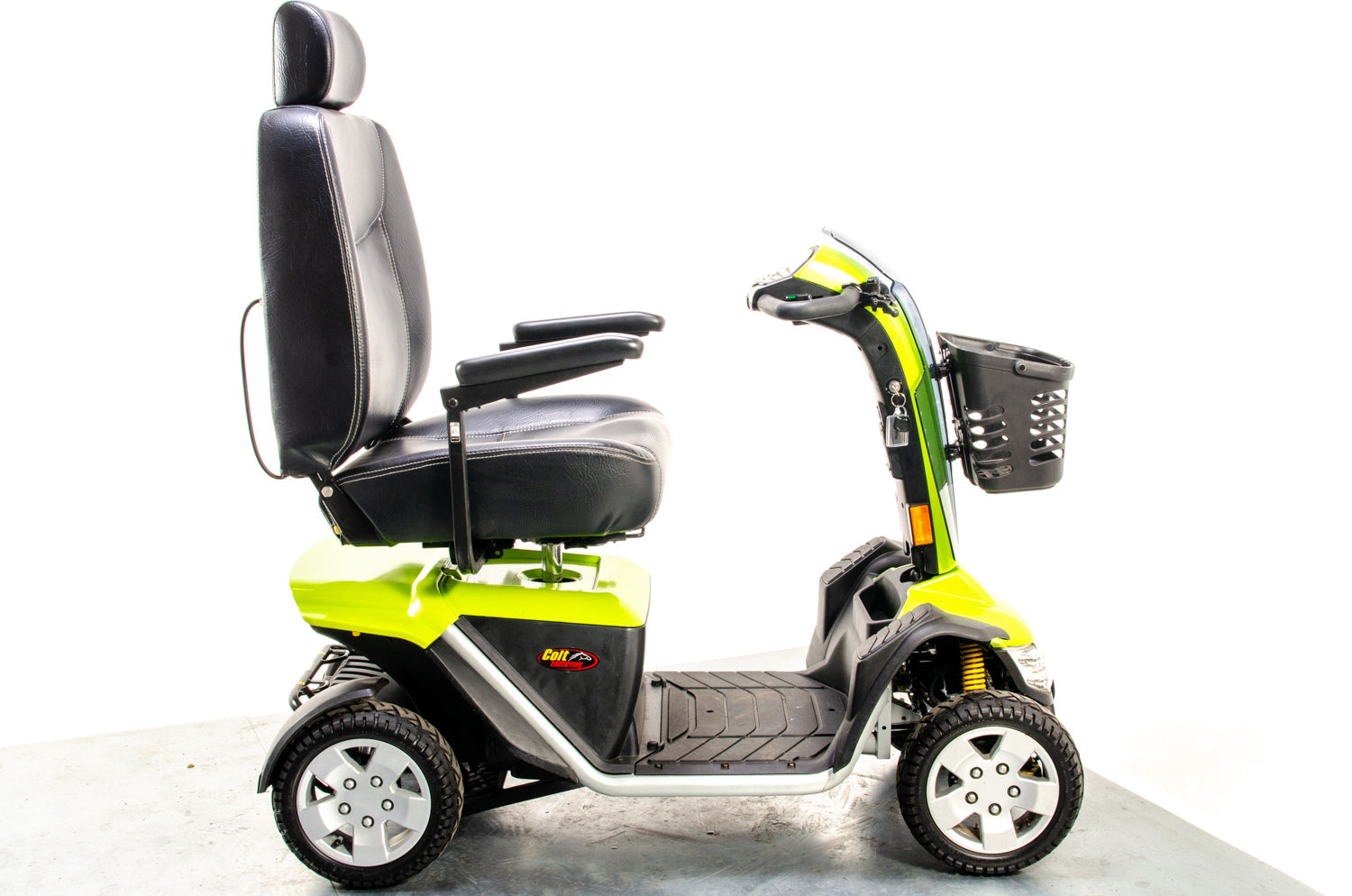 Pride Colt Executive Used Mobility Scooter All-Terrain Off-Road 8mph Road Legal Green Bariatric Seat