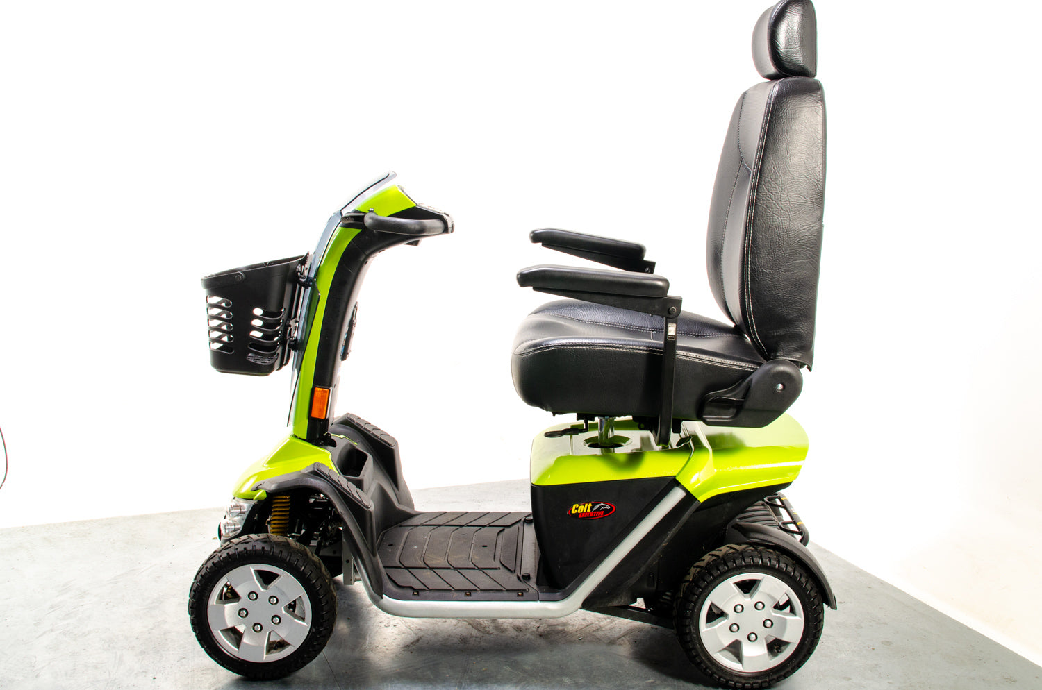 Pride Colt Executive Used Mobility Scooter All-Terrain Off-Road 8mph Road Legal Green Bariatric Seat