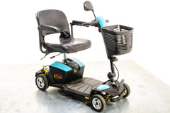 Pride Apex Rapid Used Mobility Scooter Transportable Small Lightweight Boot Suspension Baby Blue 12457