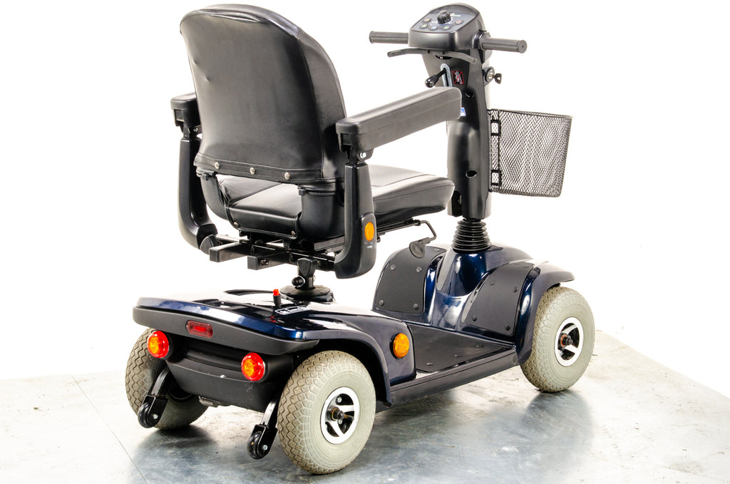 Invacare Leo Used Mobility Scooter Pavement Comfy Pneumatic Tyres Blue 13065