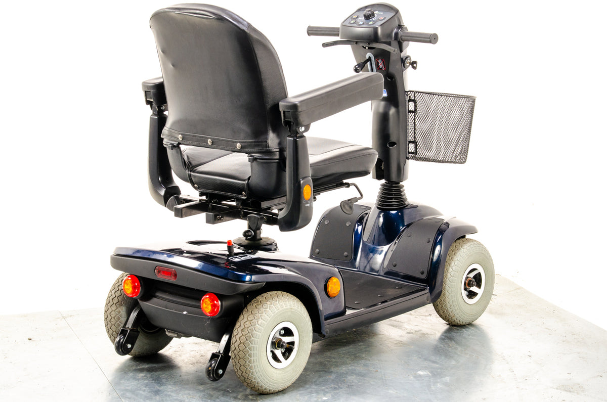 Invacare Leo Used Mobility Scooter Pavement Comfy Pneumatic Tyres Blue 13065