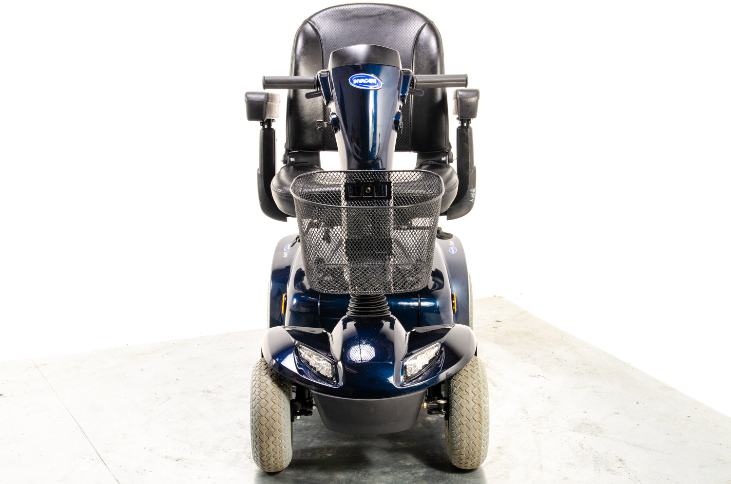 Invacare Leo Used Mobility Scooter Pavement Comfy Pneumatic Tyres Blue 13065 Secondary image