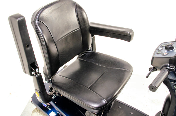 Invacare Leo Used Mobility Scooter Pavement Comfy Pneumatic Tyres Blue 13065