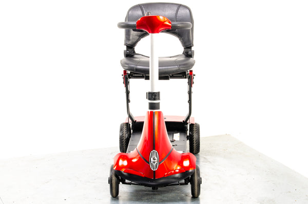 Monarch Mobie 4mph Folding Used Mobility Scooter Lithium Travel Small Travel Red 13334