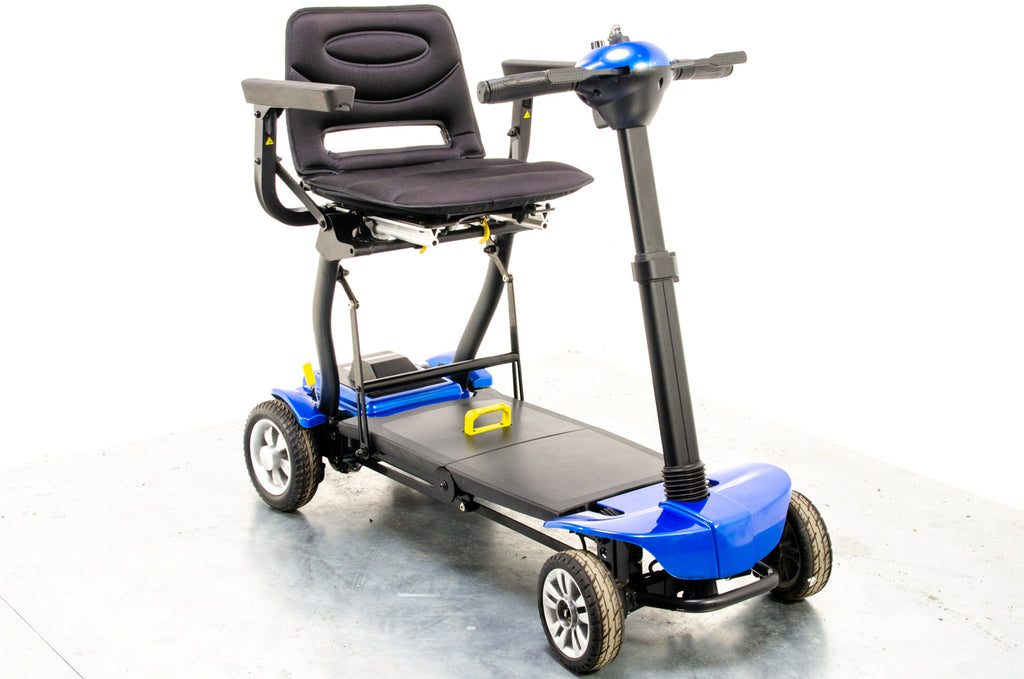 Globetrotter Used Mobility Scooter Remote Folding Lithium Lightweight eDrive Blue 13070