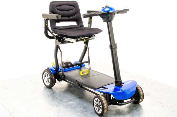Globetrotter Used Mobility Scooter Remote Folding Lithium Lightweight eDrive Blue 13070
