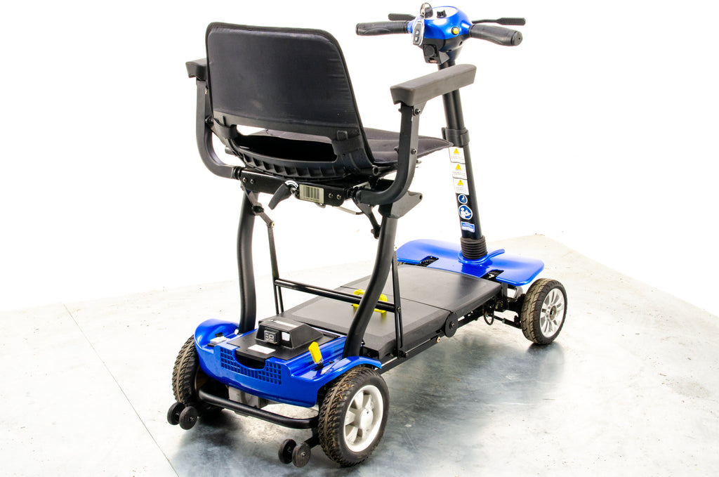 Globetrotter Used Mobility Scooter Remote Folding Lithium Lightweight eDrive Blue 13070