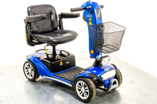 Shoprider Valencia Used Mobility Scooter Transportable Pavement GK10 Folding Blue 13278 1500