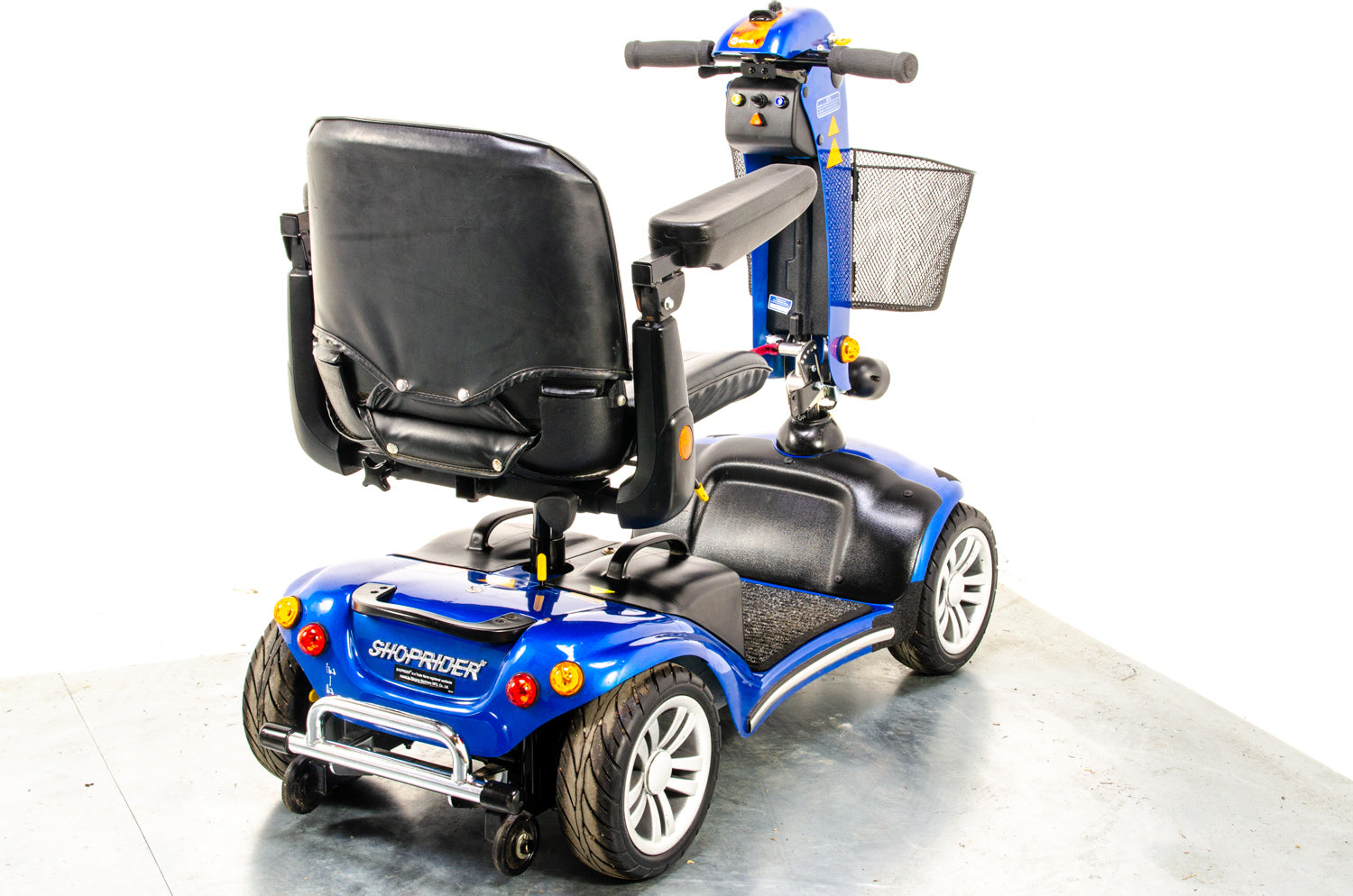 Shoprider Valencia Used Mobility Scooter Transportable Pavement GK10 Folding Blue 13278