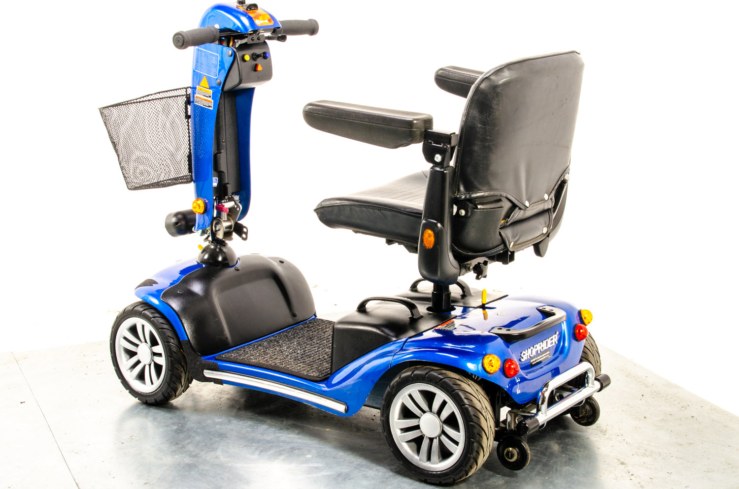 Shoprider Valencia Used Mobility Scooter Transportable Pavement GK10 Folding Blue 13278