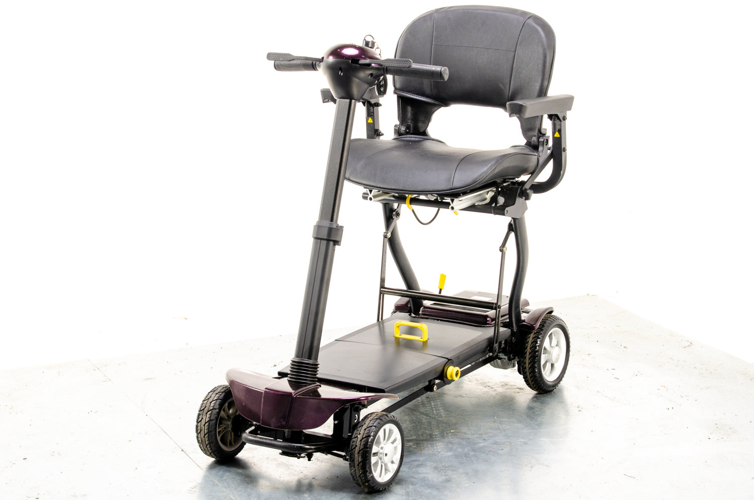 Globetrotter Used Mobility Scooter Remote Folding Lithium Lightweight eDrive Purple 13073