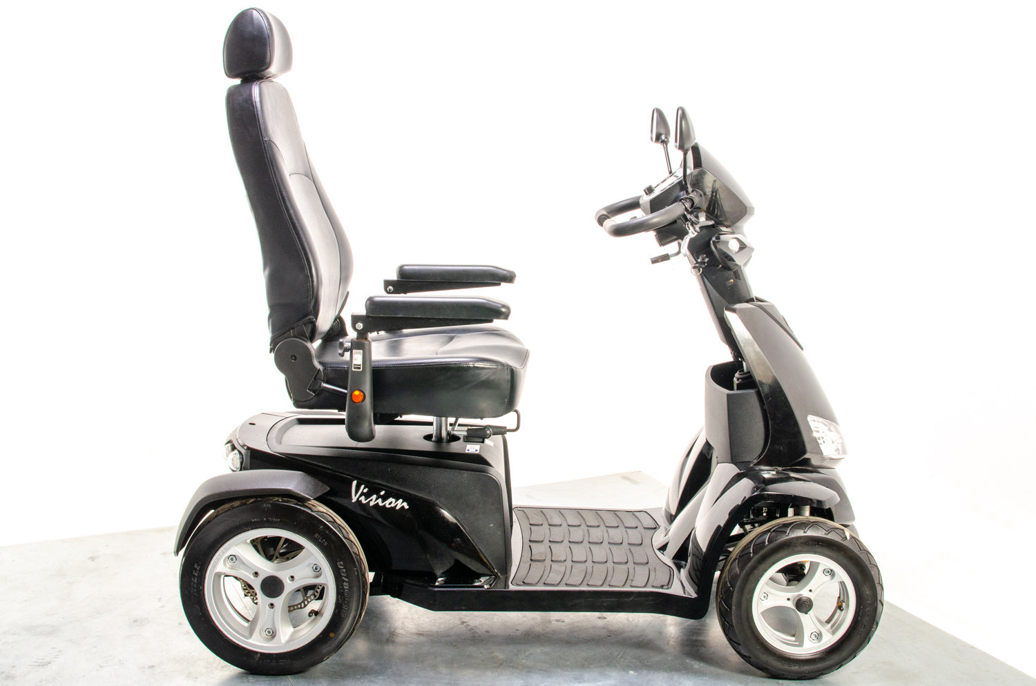 Rascal Vision Used Electric Mobility Scooter 8mph Large All-Terrain Road Legal Black Pneumatic Tyres 13282