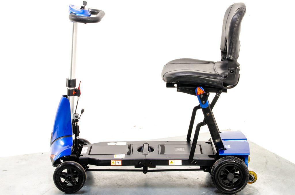 Monarch Mobie 4mph Folding Used Mobility Scooter Lithium Travel Small Travel Blue 13350