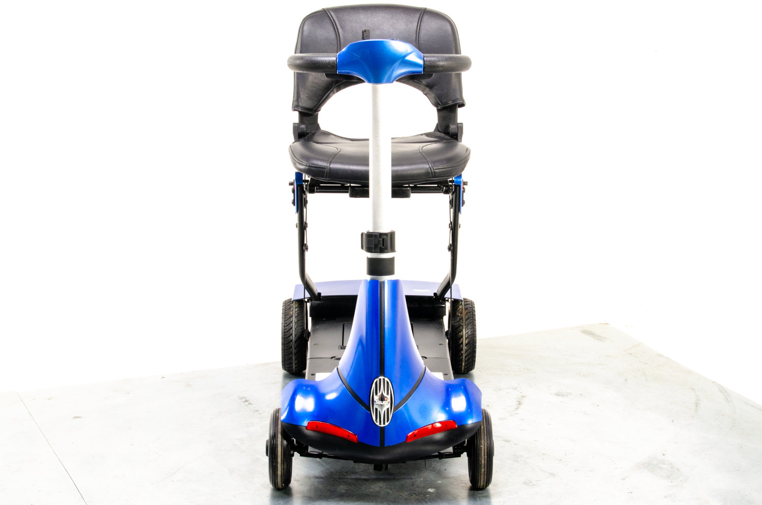 Monarch Mobie 4mph Folding Used Mobility Scooter Lithium Travel Small Travel Blue 13350