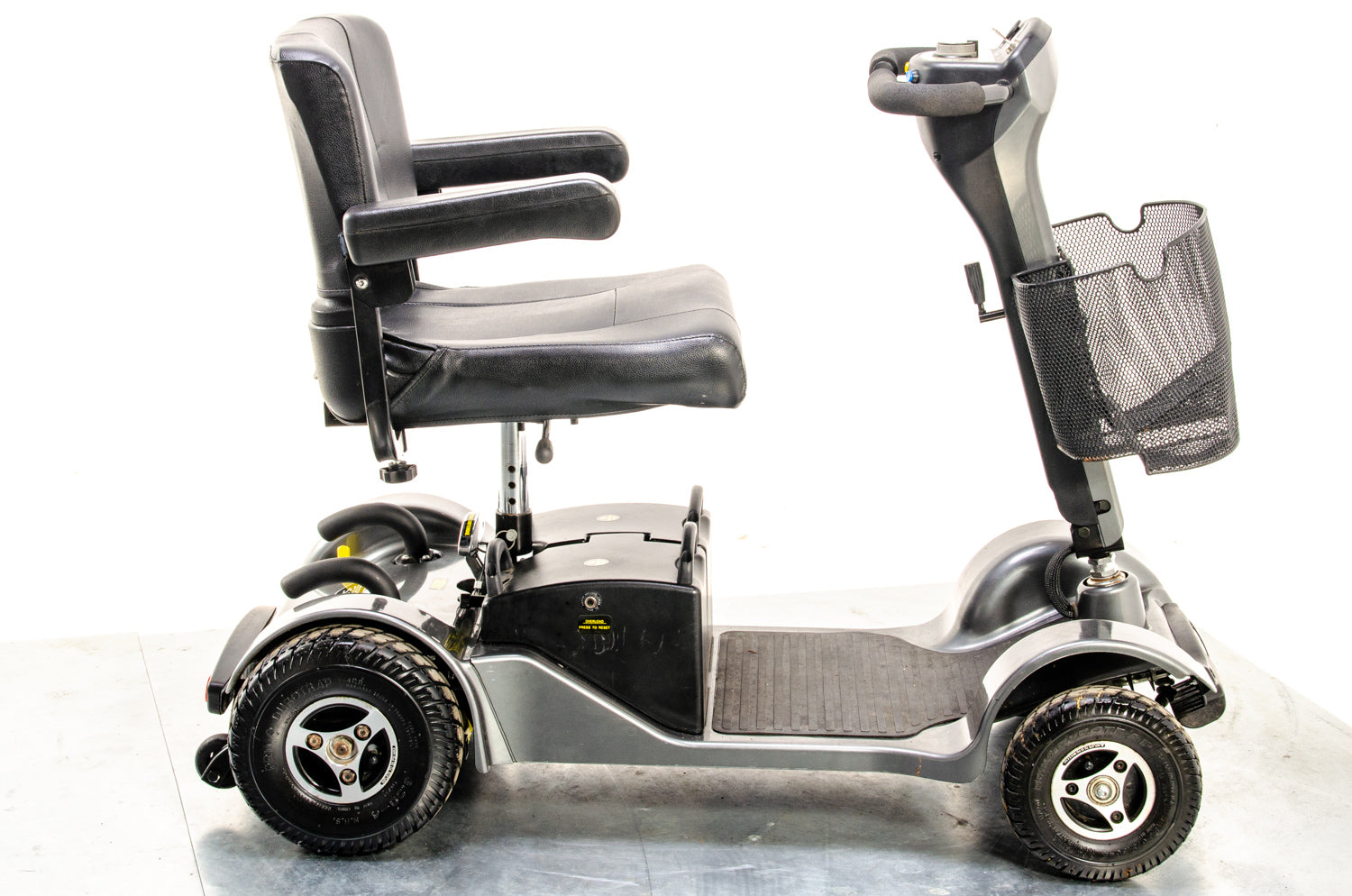 Sterling Sapphire 2 Used Mobility Scooter Midsize Transportable Pneumatic Tyres Folding Boot Grey 13082