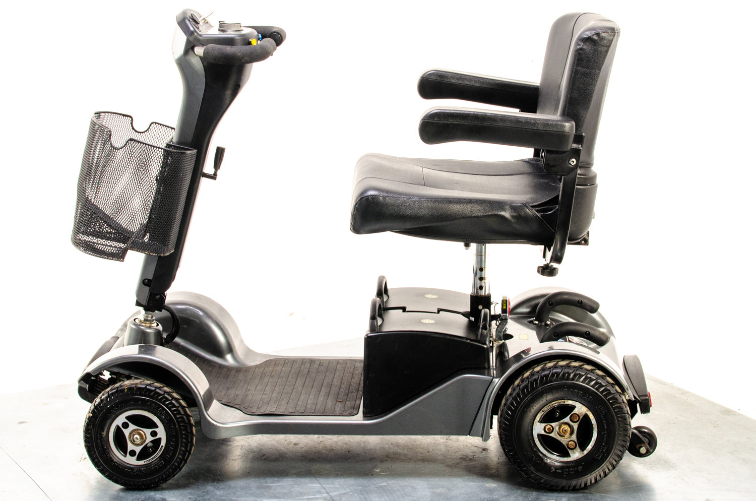 Sterling Sapphire 2 Used Mobility Scooter Midsize Transportable Pneumatic Tyres Folding Boot Grey 13082