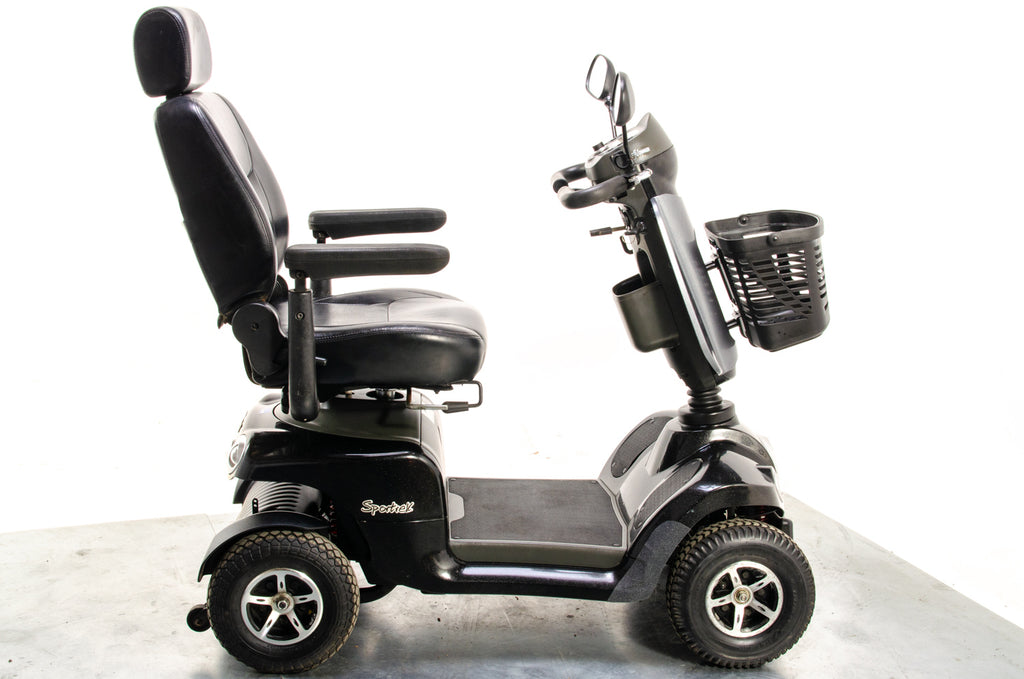 Excel Sportrek Used Mobility Scooter 8mph Road Pneumatic Van Os Grey Tyres Midsize Pavement