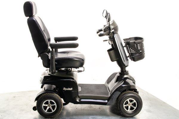Excel Sportrek Used Mobility Scooter 8mph Road Pneumatic Van Os Grey Tyres Midsize Pavement