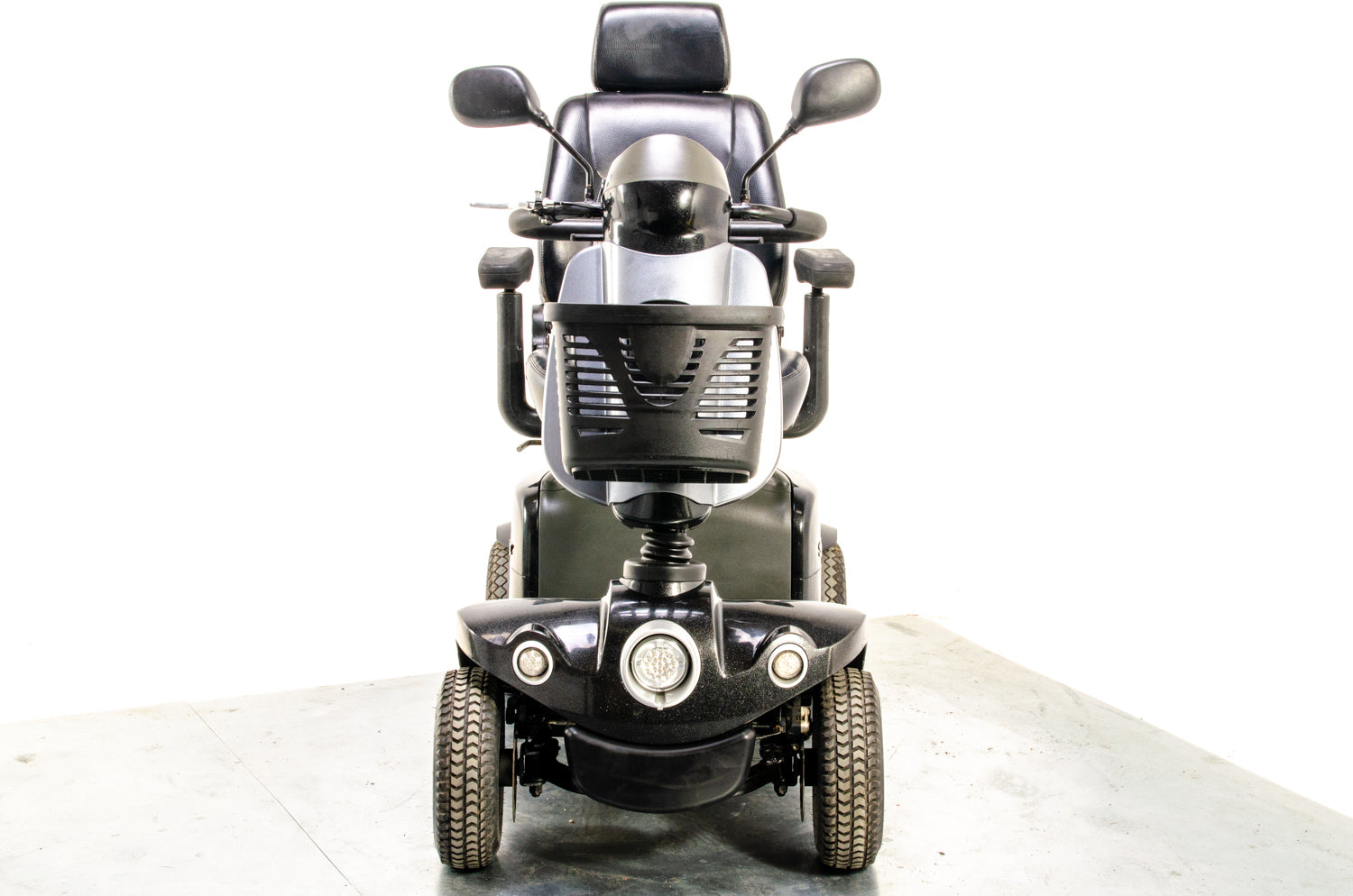Excel Sportrek Used Mobility Scooter 8mph Road Pneumatic Van Os Grey Tyres Midsize Pavement Secondary image