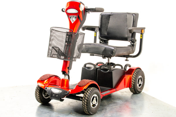 Sterling Sapphire 2 Used Mobility Scooter Midsize Transportable Pneumatic Tyres Folding Boot Red 13346