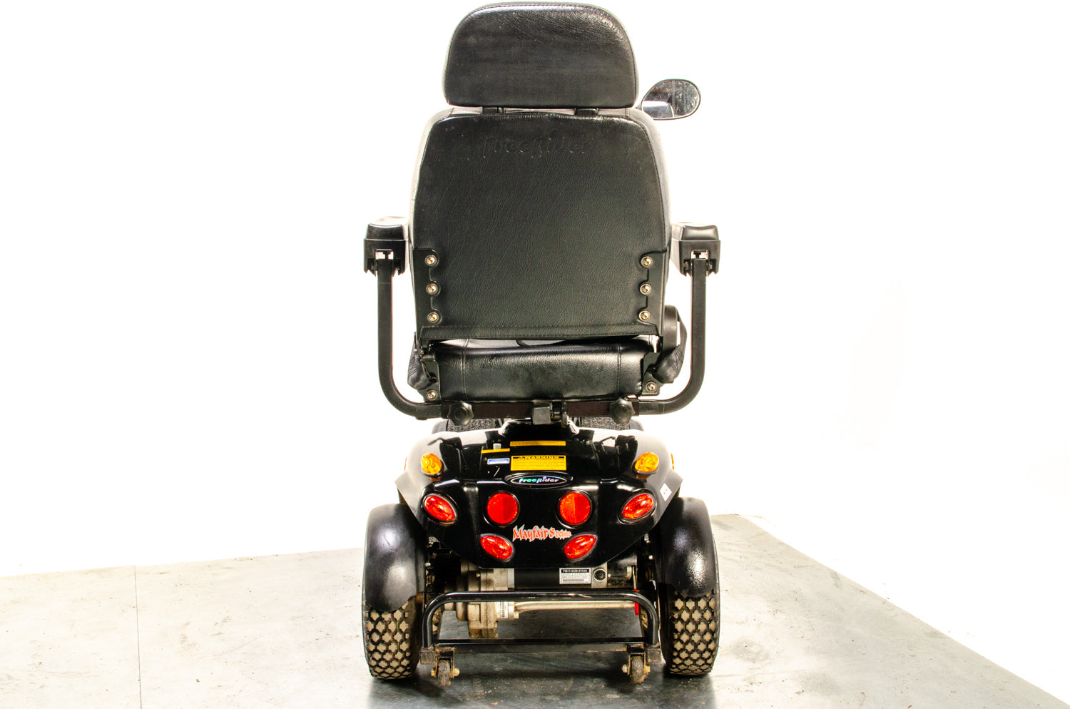 Freerider Mayfair 8 Deluxe Used Mobility Scooter 8mph Class 3 Black Suspension Pneumatic Road Pavement