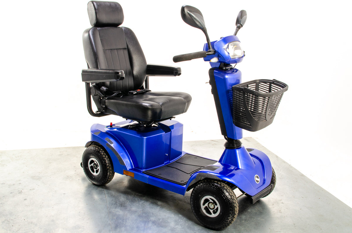 Sunrise Medical Sterling S425 Used Mobility Scooter 8mph Blue Midsize Pneumatic Pavement 13331