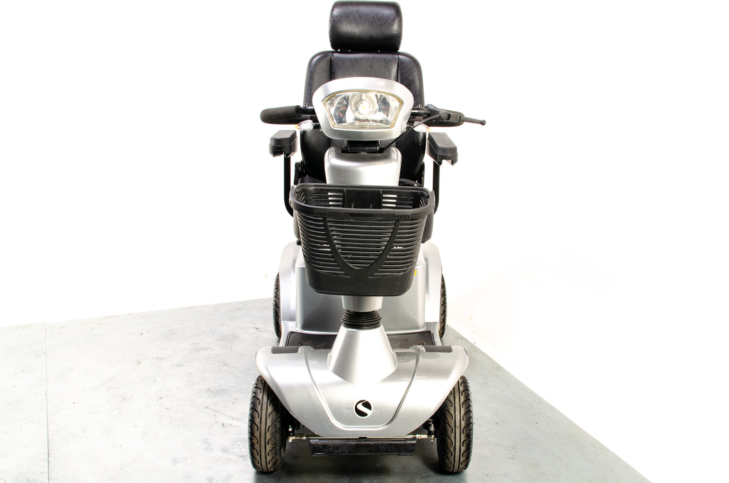 Sunrise Medical Sterling S400 Used Mobility Scooter Silver Midsize Pneumatic Pavement 13287