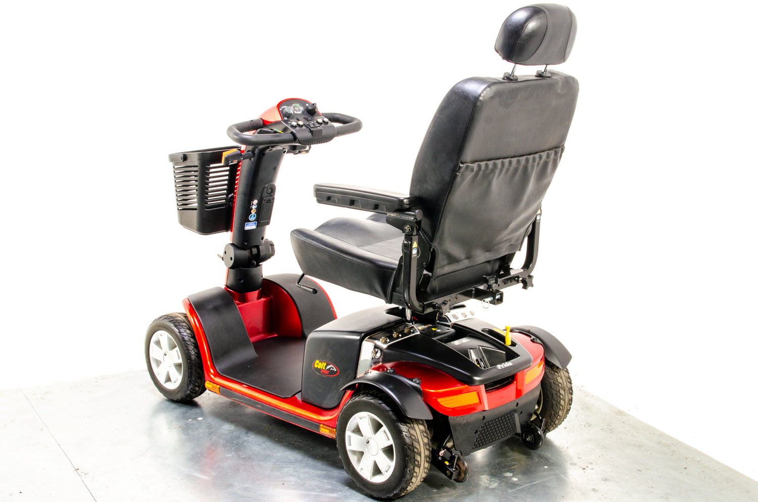 Pride Colt Sport Used Electric Mobility Scooter 8mph Transportable Suspension Pavement Road Legal Red 13503